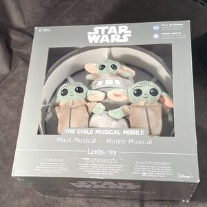 Lambs & Ivy x Disney Star Wars The Child Musical Mobile NEW 0-5m The Mandalorian